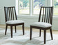 Galliden Dining Table and 6 Chairs with Storage