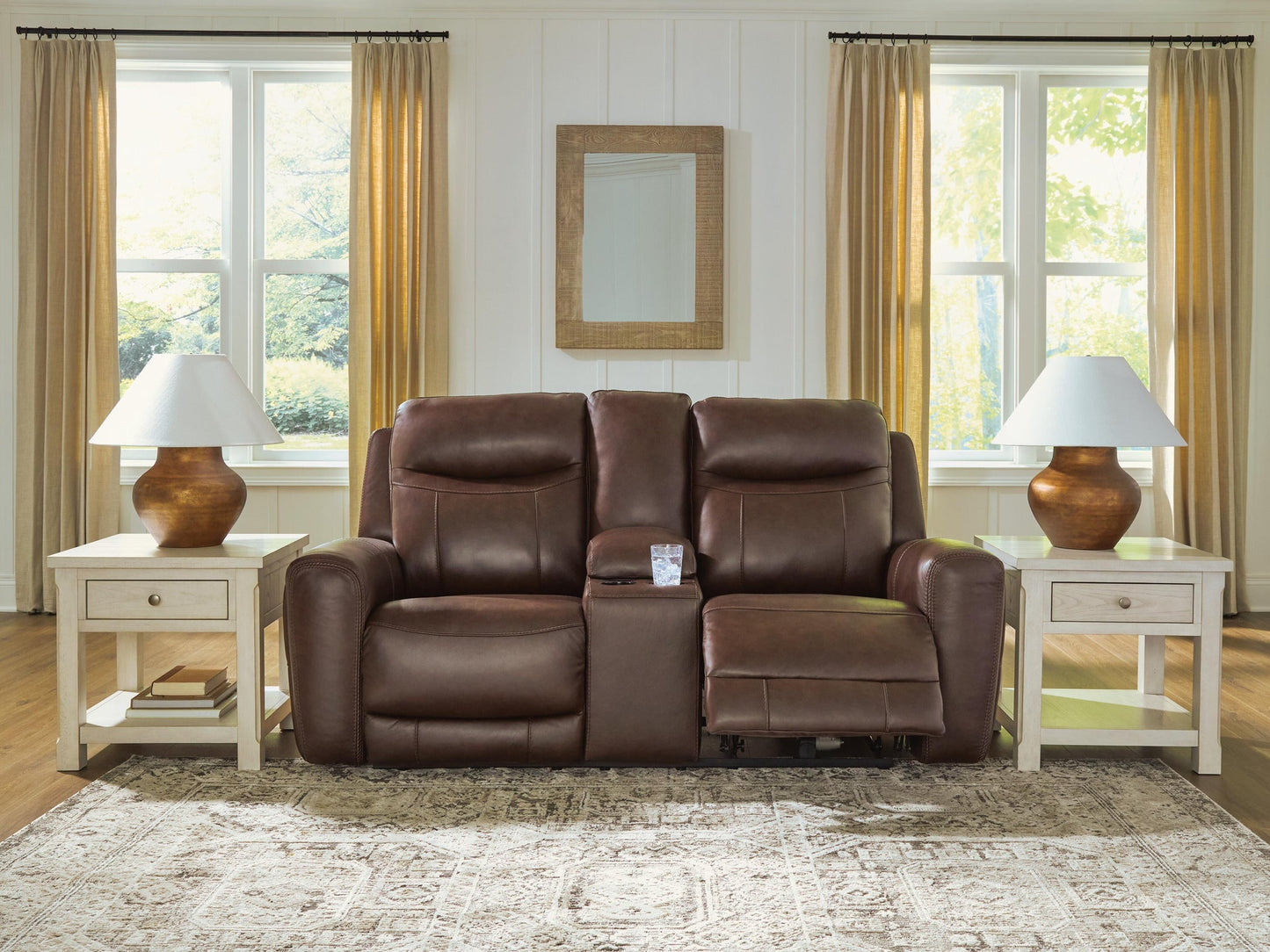 Gravier PWR REC Loveseat/CON/ADJ HDRST