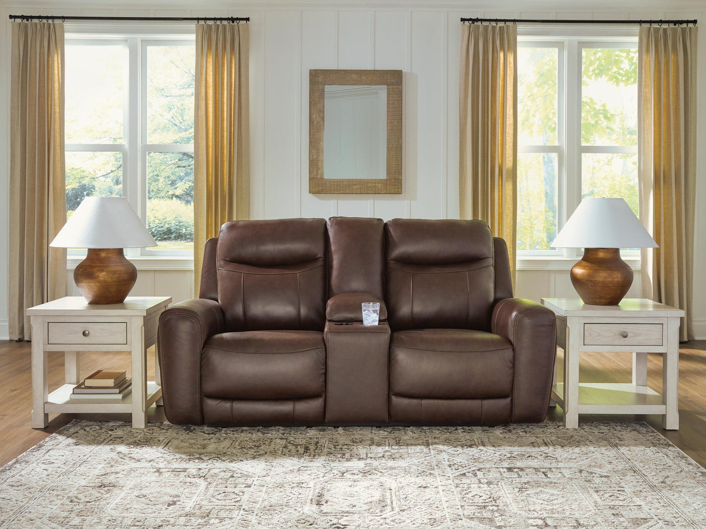 Gravier PWR REC Loveseat/CON/ADJ HDRST