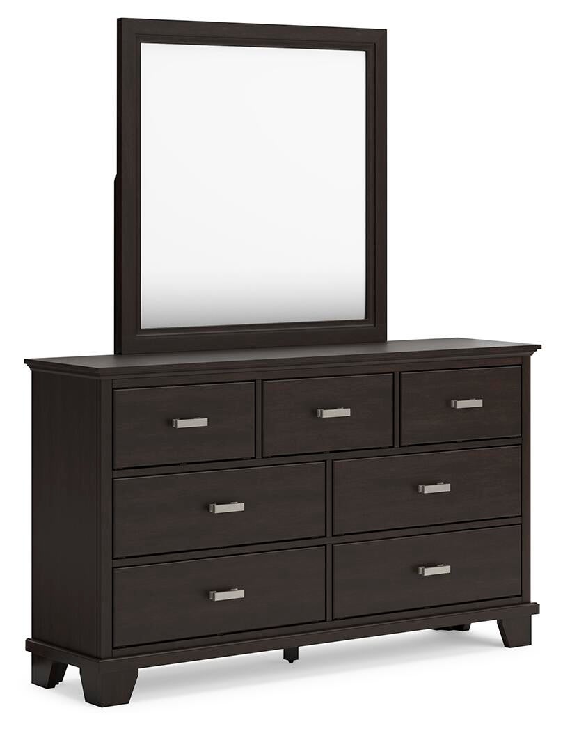 Covetown Full Panel Bed, Dresser, Mirror, Chest and Nightstand