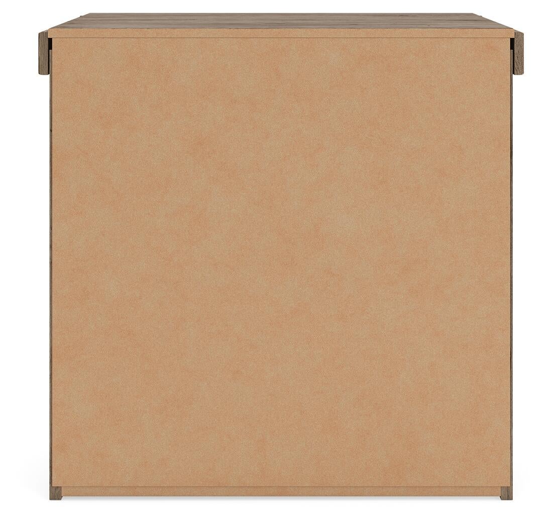 Garistyn King Panel Storage Bed. Dresser, Mirror and Nightstand