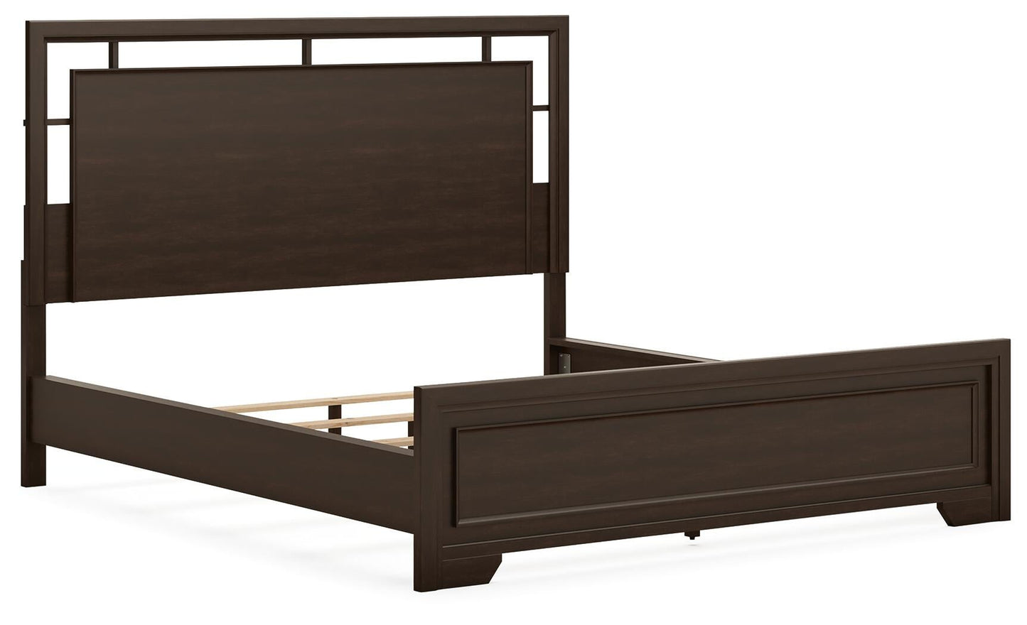 Covetown California King Panel Bed, Dresser, Mirror, Chest and Nightstand