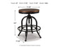 Valebeck Swivel Barstool (2/CN)