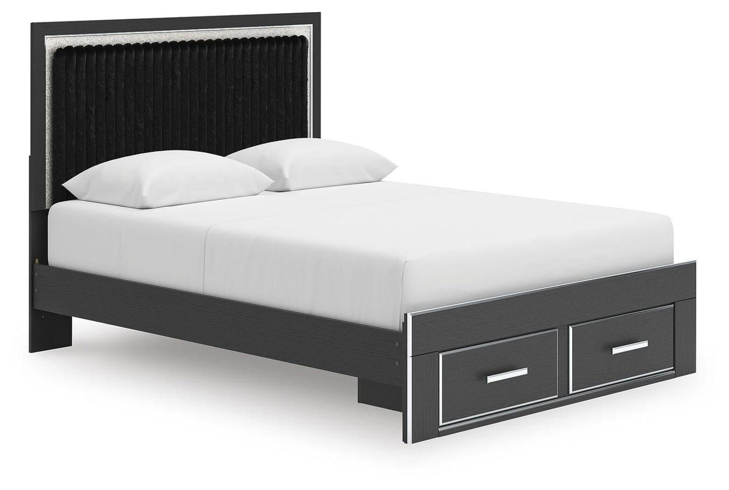Zuraleus Queen Upholstered Panel Storage Bed