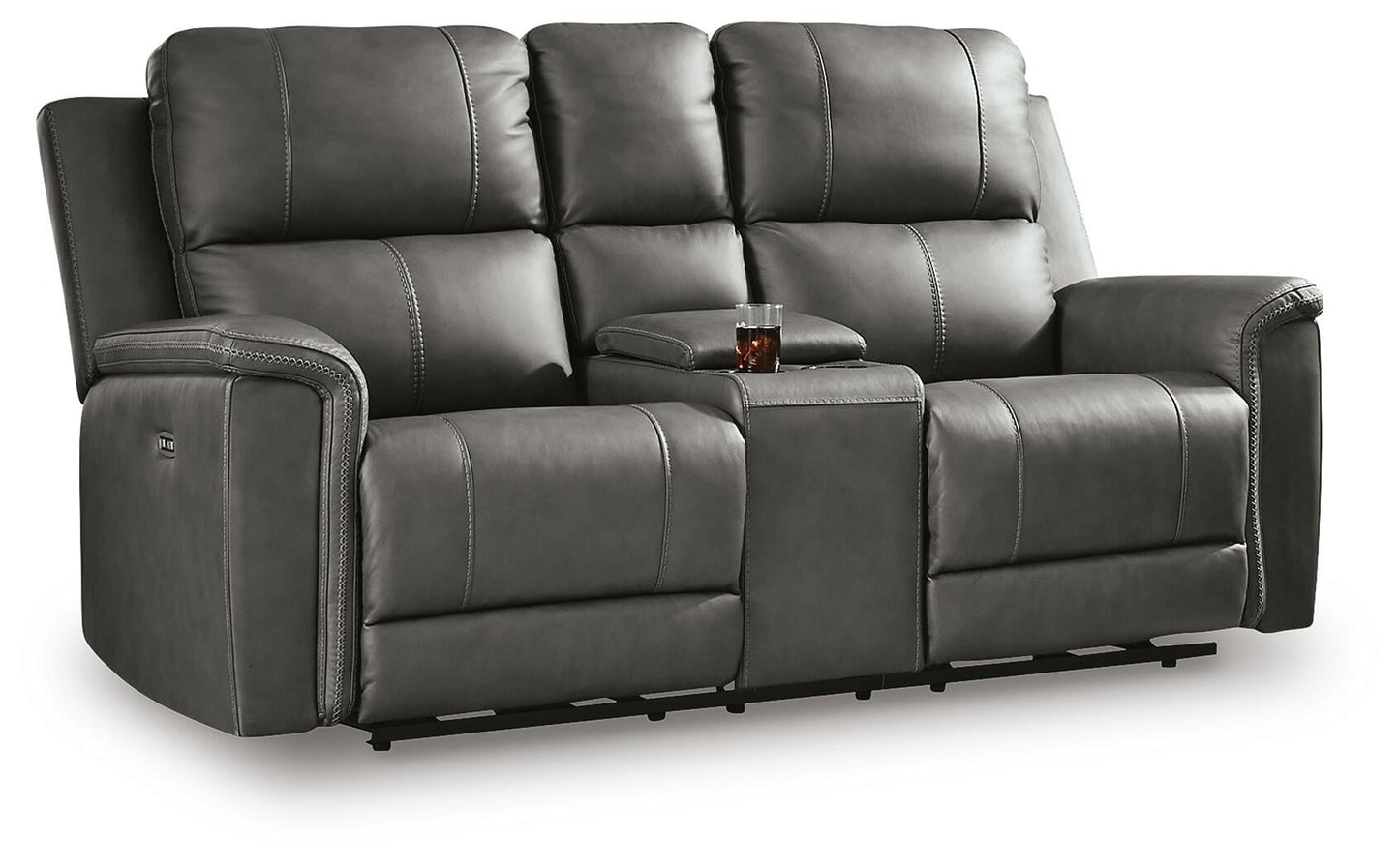 Bleckley PWR REC Loveseat/CON/ADJ HDRST