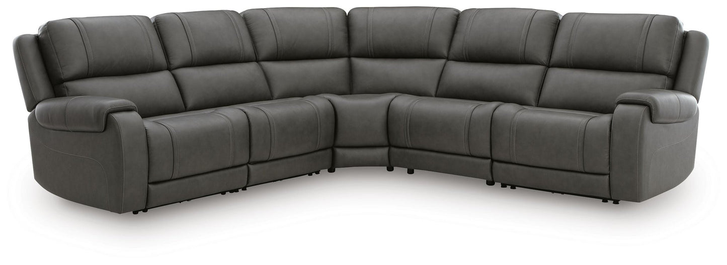 5Z - Pittson 5-Piece Power Reclining Sectional