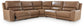 DeepWakes 5-Piece Power Reclining Sectional