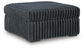 Midnight-Madness Oversized Accent Ottoman