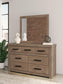 Oliandon Dresser and Mirror