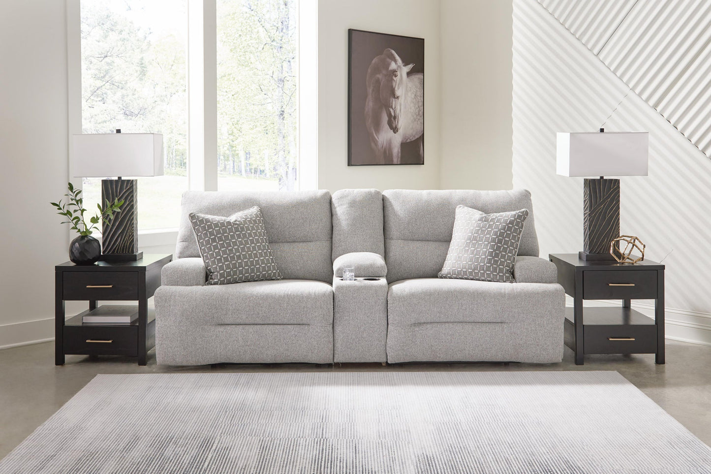 Acklen Place 7-Piece Power Sectional Reclining Sofa with Storage Console