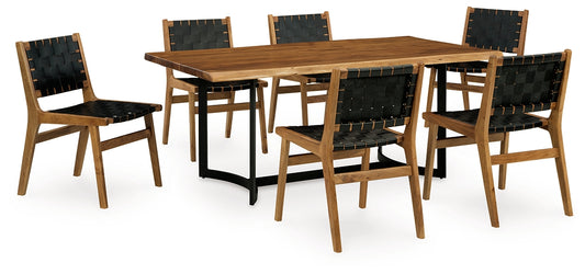 Fortmaine Dining Table and 6 Chairs
